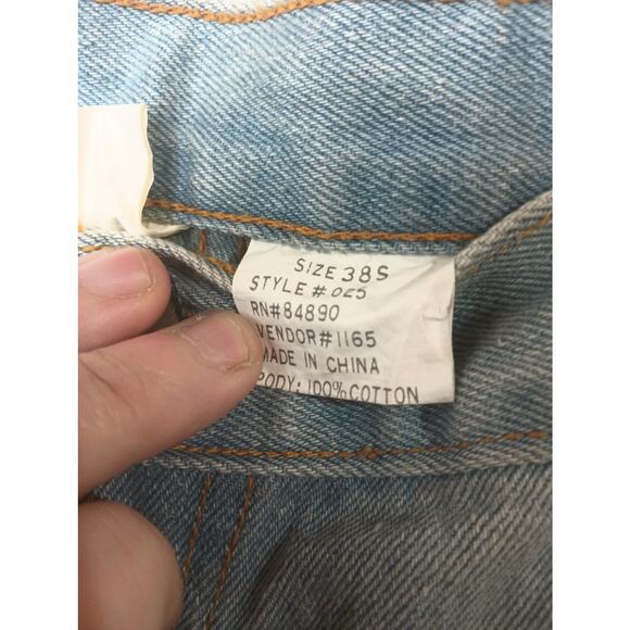 Vintage Haband Mens 38 Blue Light Wash Denim Pants NWT Gift 70s 80s - Picture 5 of 7